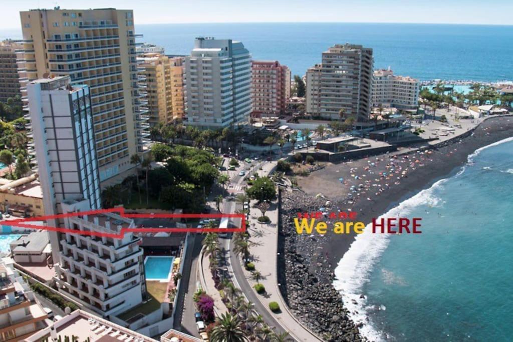 First Line Beach Apartment 푸에르토 드 라 크루즈 외부 사진